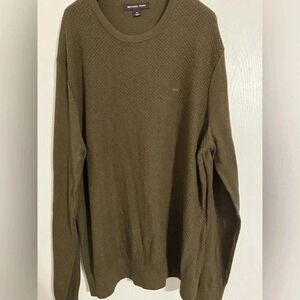 MK Mens Sweater | Size XL | Dark Olive Green